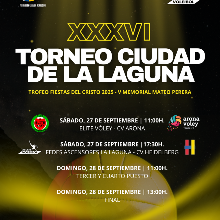 Llega el XXXVI Torneo Ciudad de La Laguna al Ríos Tejera